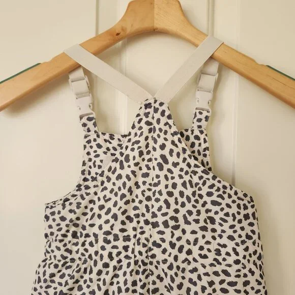 Baby Gap 3-Year-Old Snow Bib Overalls Leopard Print Fleece Winter Cute Comy Cozy - Picture 5 of 12